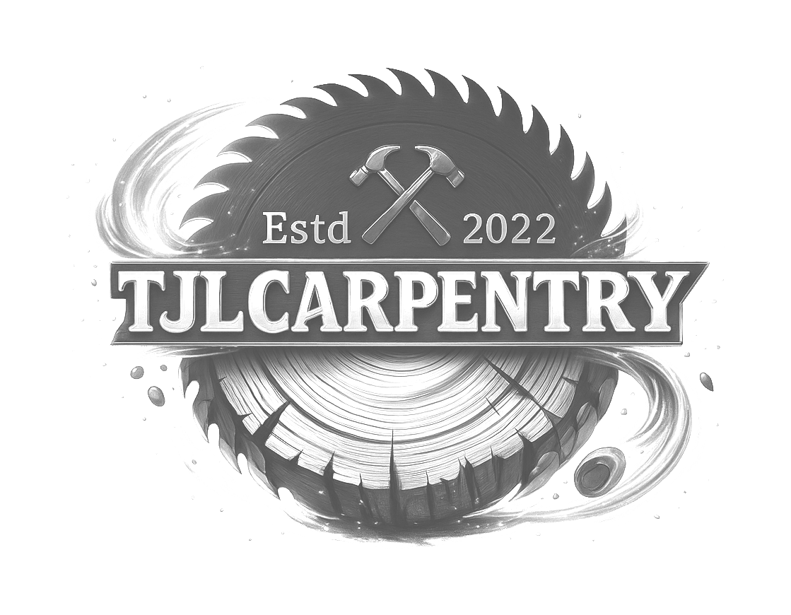 tjl carpentry logo upscaled transparent light greyscale